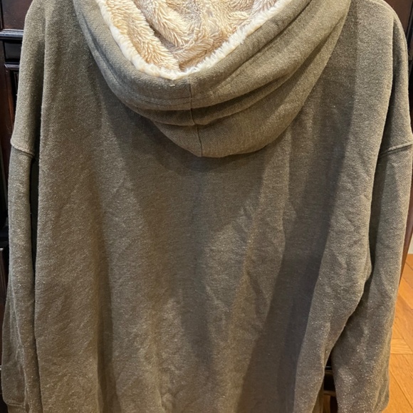 Aerie Oversized Faux Fur Hoodie - Picture 2 of 2